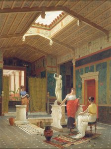 Um interior de Pompeia, 1882